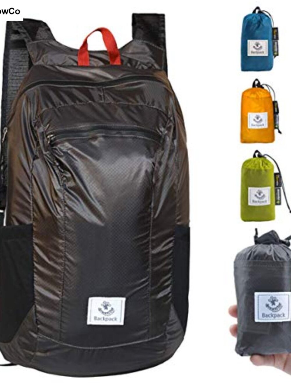 Lightweight Packable Water Resistant Nylon Hiking Daypack Travel Backpack